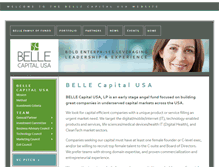 Tablet Screenshot of bellevc.com